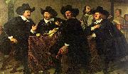 Bartholomeus van der Helst Four aldermen of the Kloveniersdoelen in Amsterdam oil on canvas